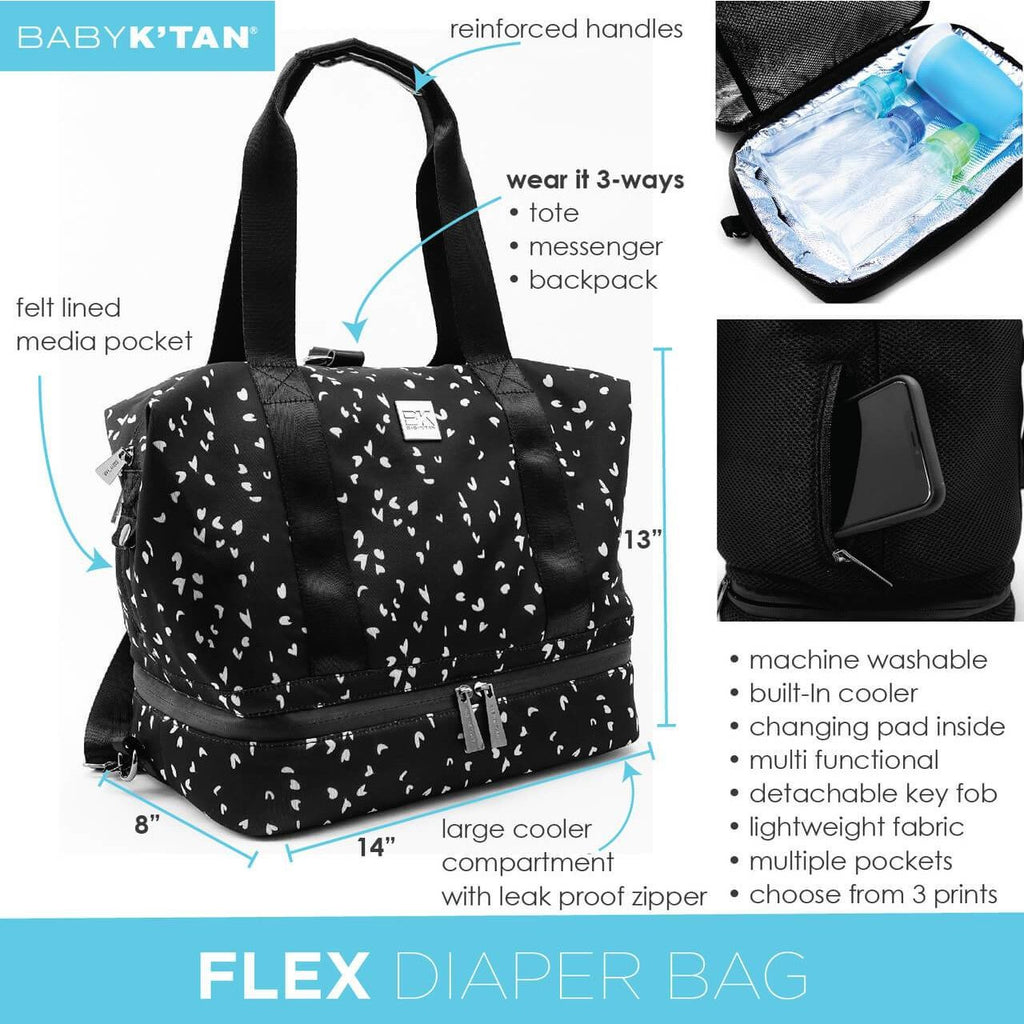 Baby K'Tan Flex Convertible Diaper Bag - Sweetheart