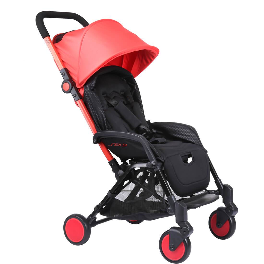 Pali Sei.9 Compact Travel Stroller - Toronto Red