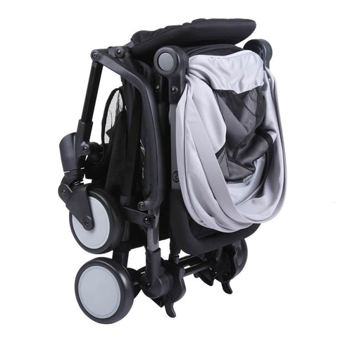 Pali Sei.9 Compact Travel Stroller - Montreal Gray