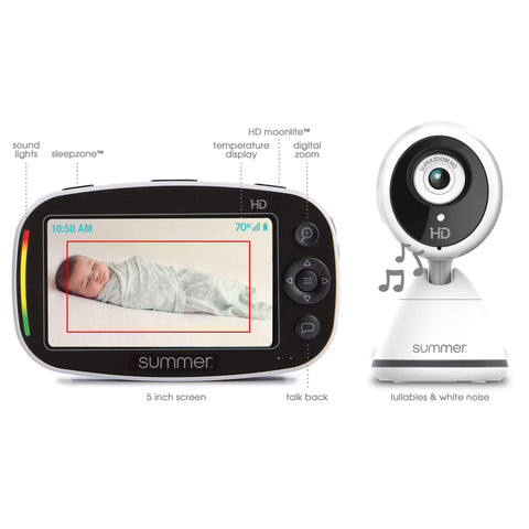 Summer Infant Summer Baby Pixel Zoom HD 5.0" High Definition Video Monitor