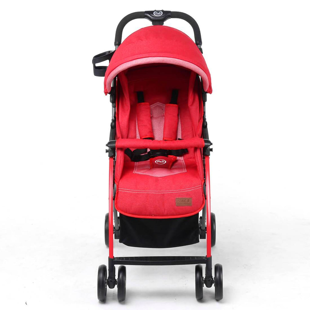 Pali Tre.9 Denim Attitude Stroller - Miami Red