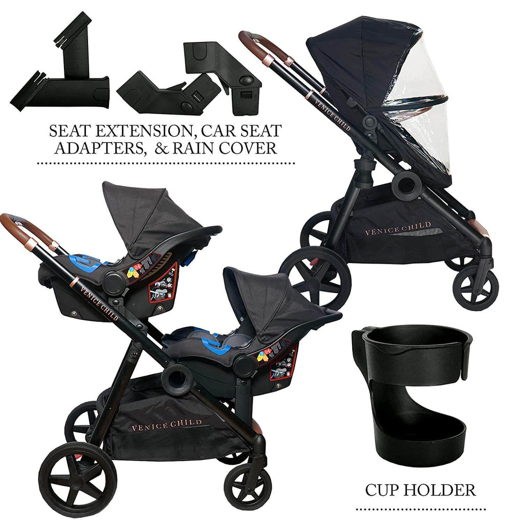 Venice Child Maverick Stroller Travel System - Eclipse