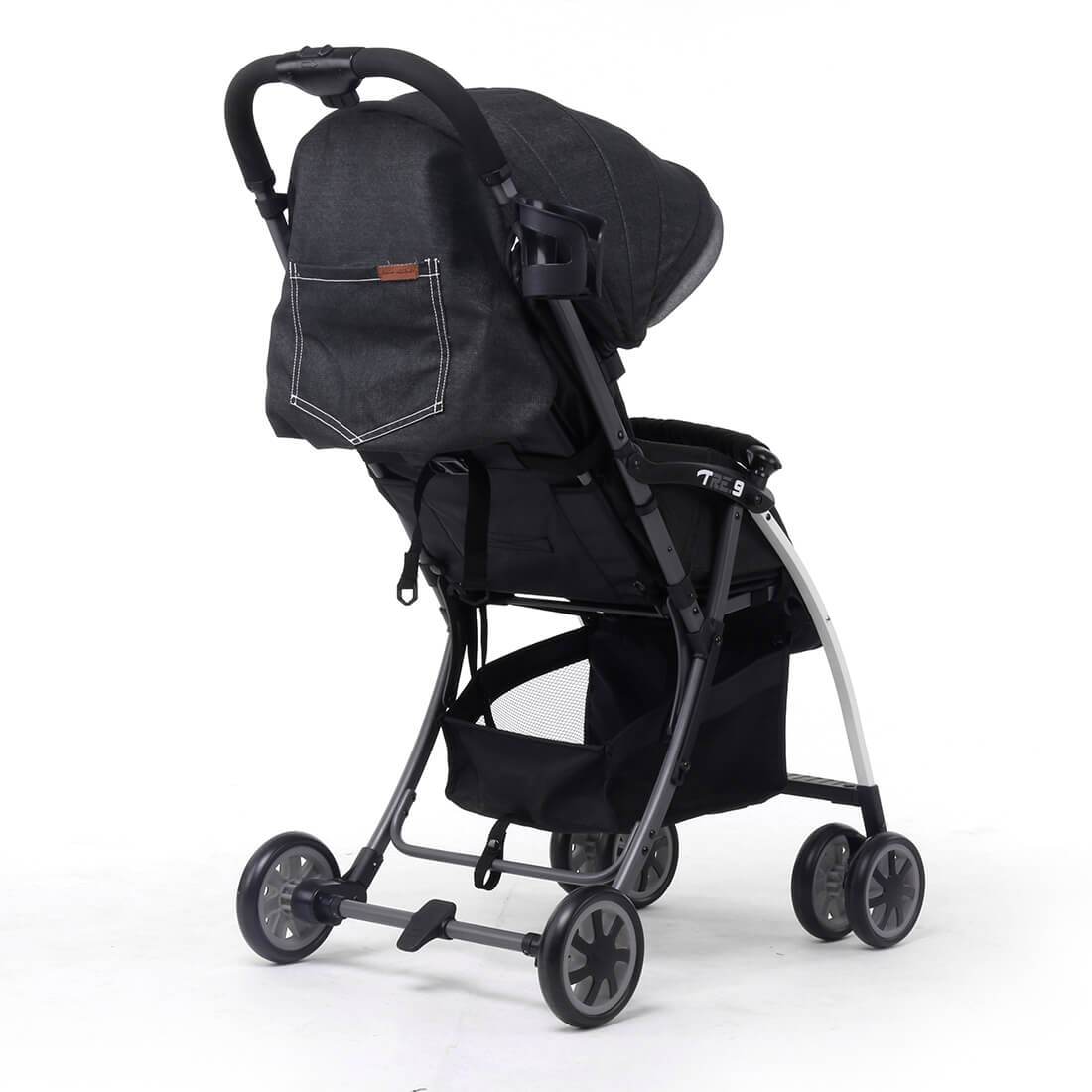 Pali Tre.9 Denim Attitude Stroller - Los Angeles Black