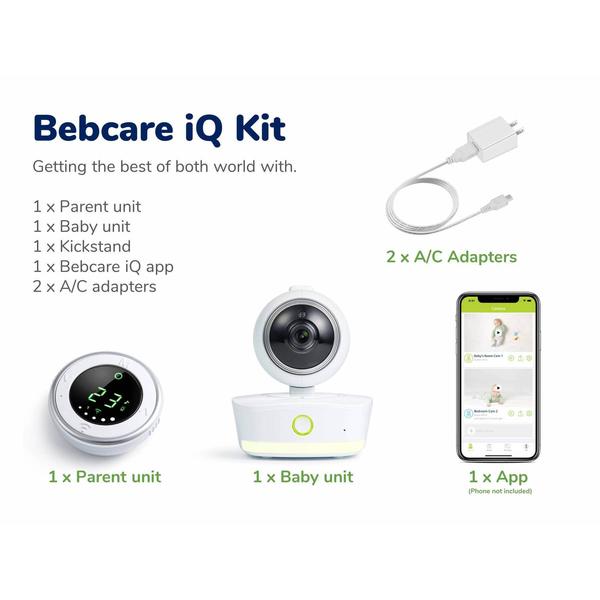 Bebcare iQ - WiFi HD Hybrid Monitor