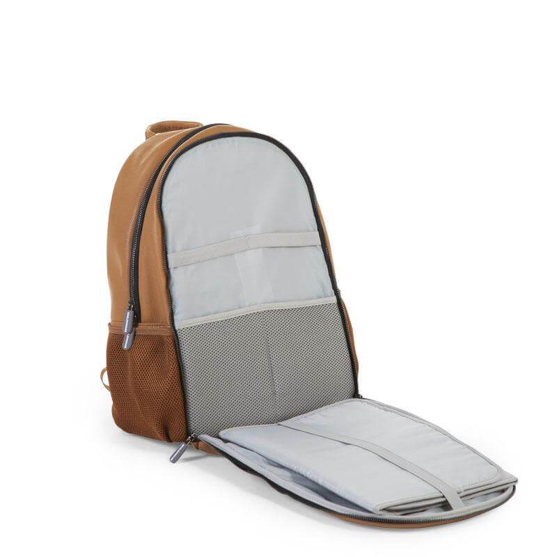 ChildHome Leatherlook Backpack - Brown