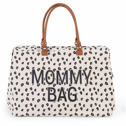 Mommy Bag - Big Canvas Leopard