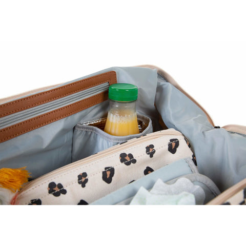 Mommy Bag - Big Canvas Leopard