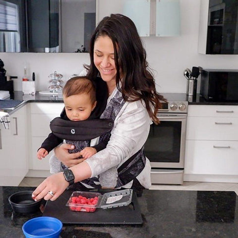 Contours Cocoon Hybrid Buckle Tie 5-in-1 Baby Carrier - Galaxy Black