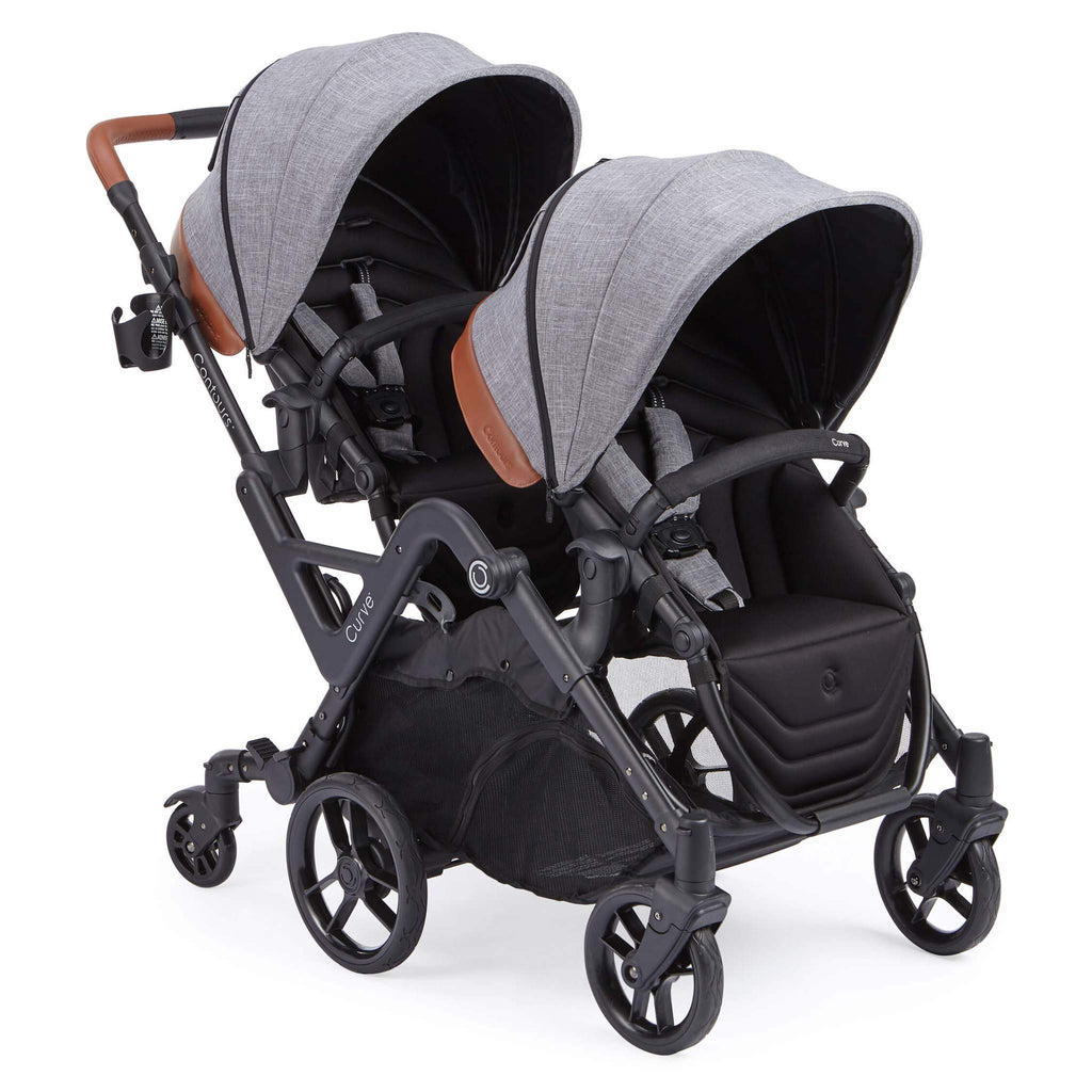 Contours Curve Double Stroller - Graphite Gray