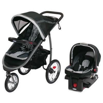 Graco FastAction Fold Jogger Click Connect Travel System - Gotham