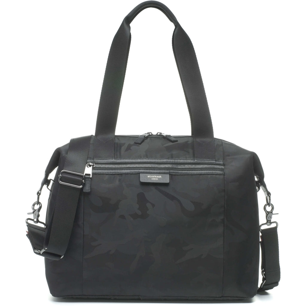 Storksak Stevie Luxe Tote Diaper Bag With Camo Finish
