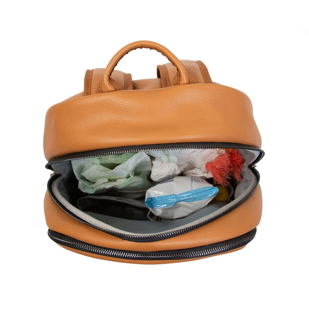 ChildHome Leatherlook Backpack - Brown