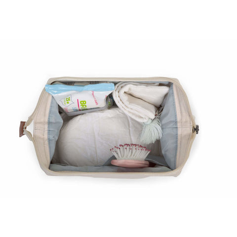 ChildHome Baby Necessities Toiletry Bag - Off White