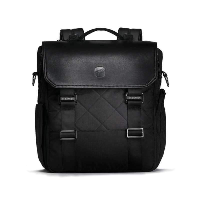 Paperclip Williow Diaper Bag - Black
