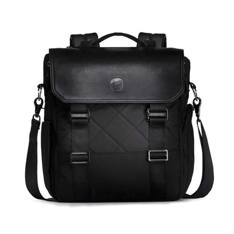 Paperclip Williow Diaper Bag - Black