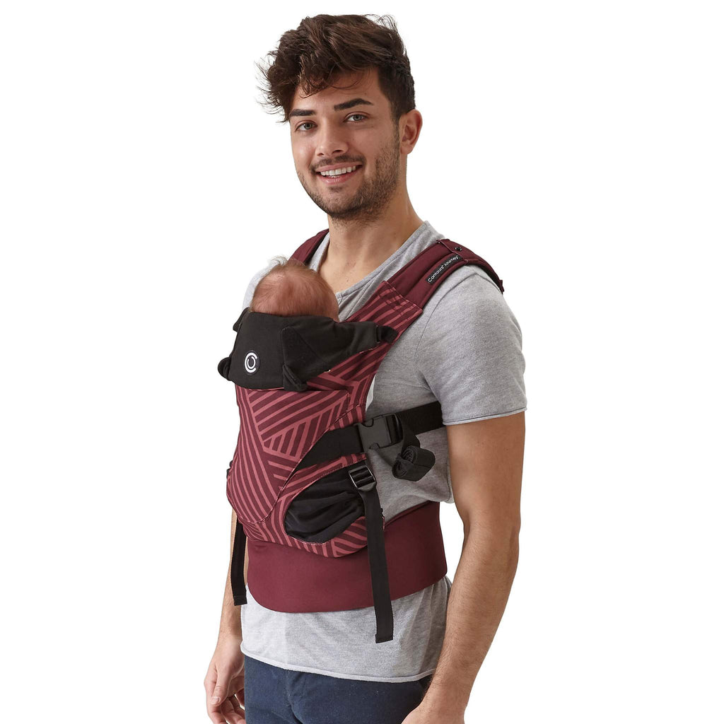 Contours Journey 5-in-1 Baby Carrier - Starburst Bordeaux