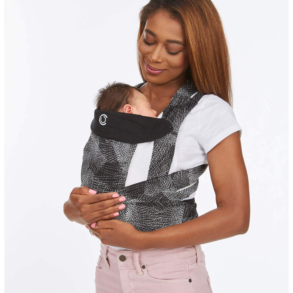 Contours Cocoon Hybrid Buckle Tie 5-in-1 Baby Carrier - Galaxy Black