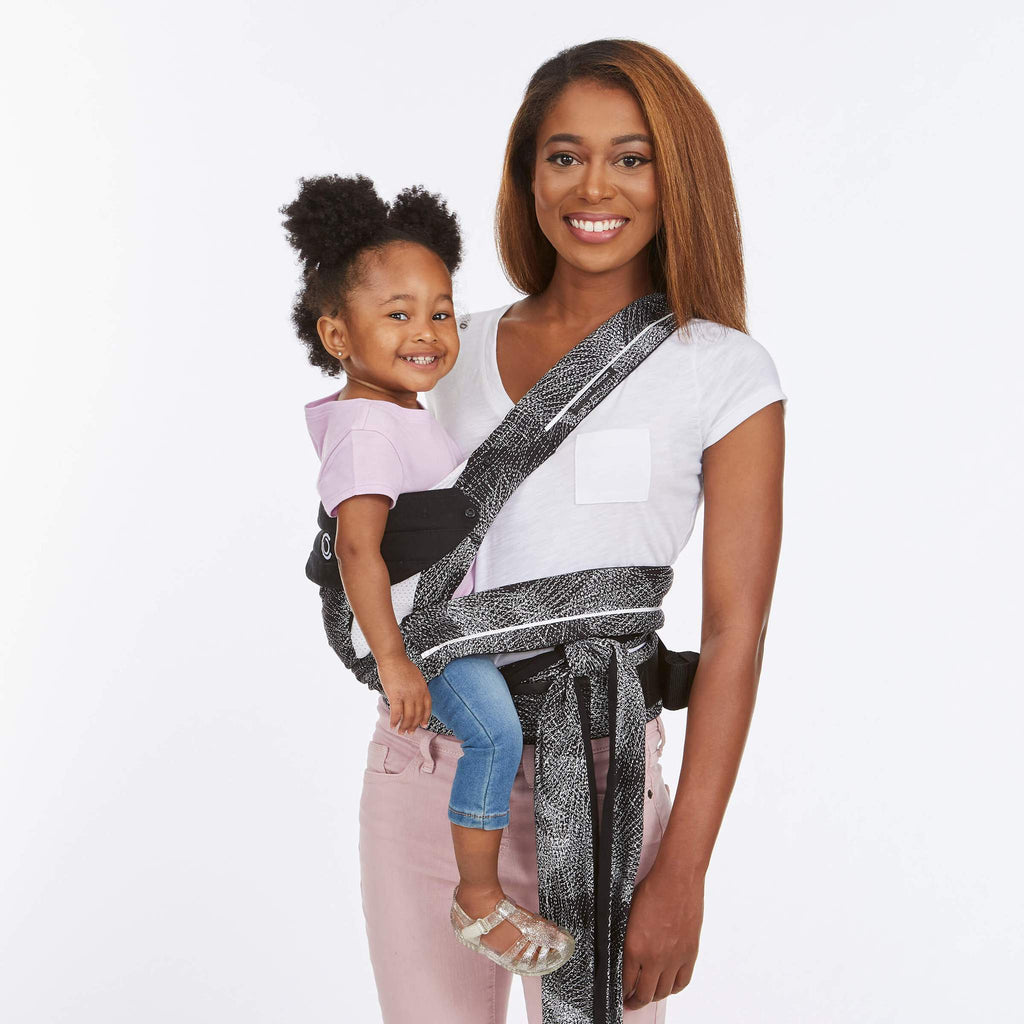Contours Cocoon Hybrid Buckle Tie 5-in-1 Baby Carrier - Galaxy Black