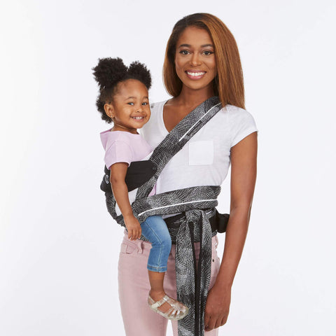 Contours Cocoon Hybrid Buckle Tie 5-in-1 Baby Carrier - Galaxy Black
