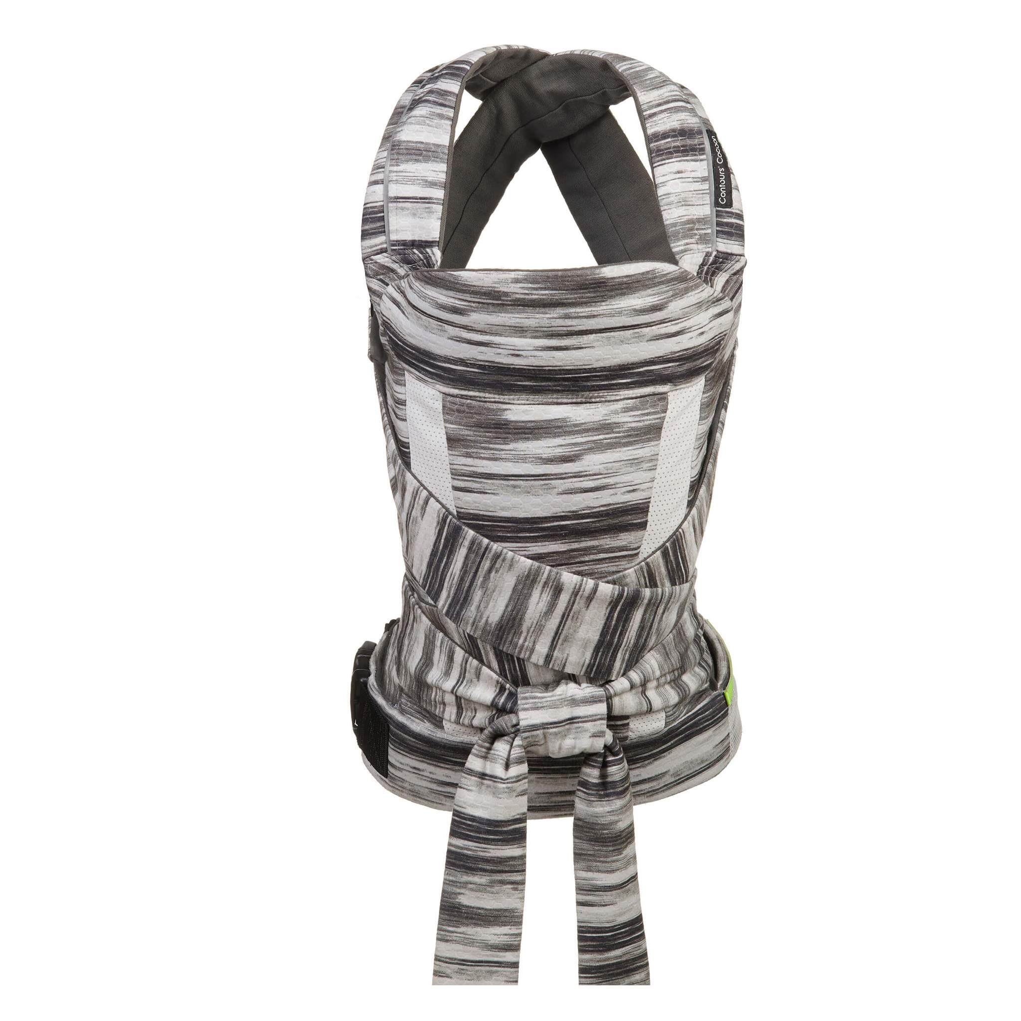 Contours Cocoon Hybrid Buckle Tie 5-in-1 Baby Carrier - Lunar Grey