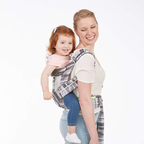 Contours Cocoon Hybrid Buckle Tie 5-in-1 Baby Carrier - Lunar Grey
