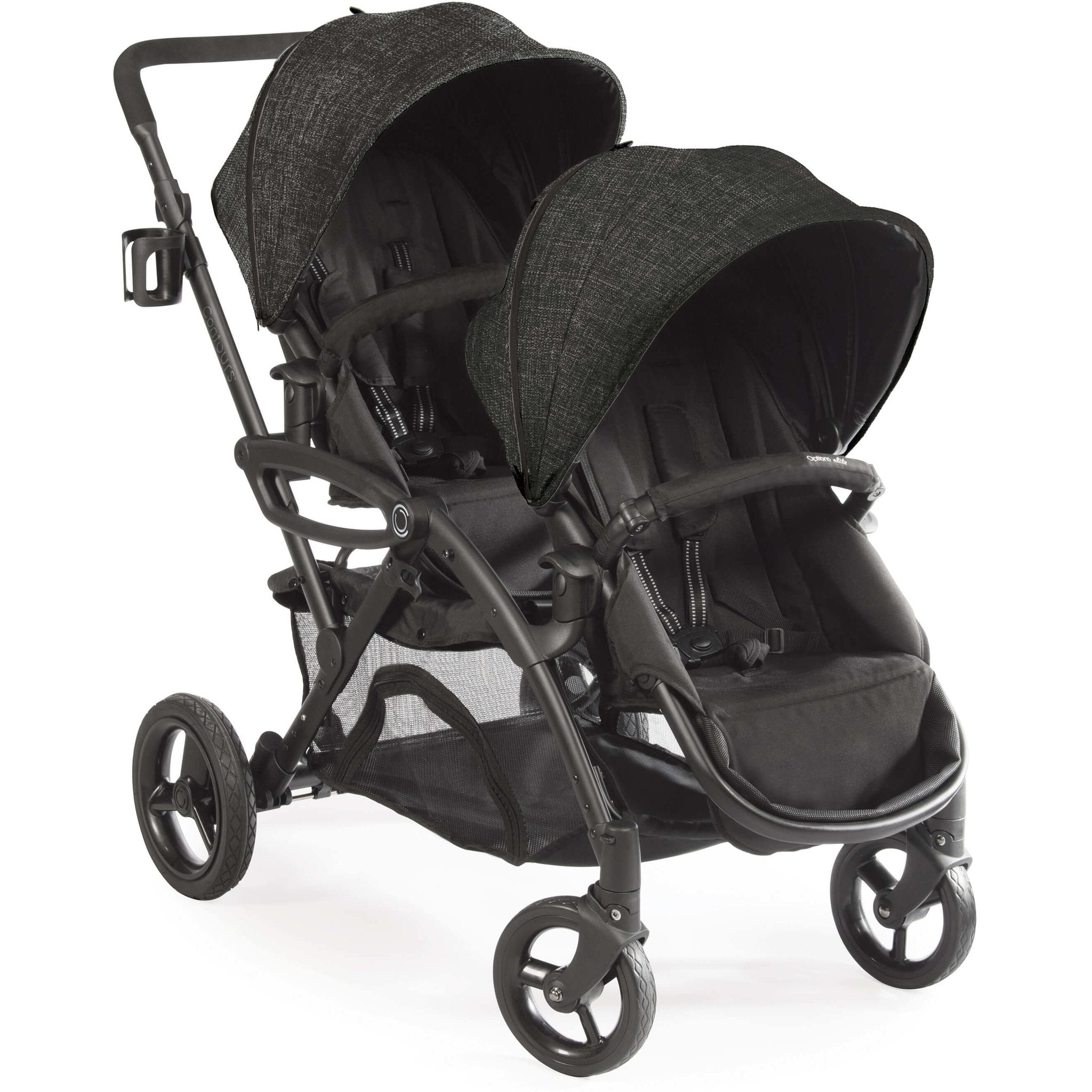 Contours Options Elite Double Stroller - Carbon