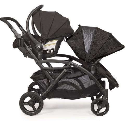 Contours Options Elite Double Stroller - Carbon