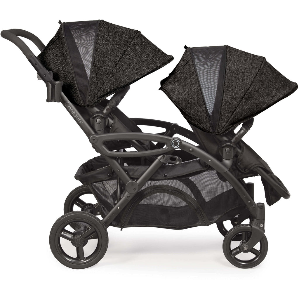 Contours Options Elite Double Stroller - Carbon