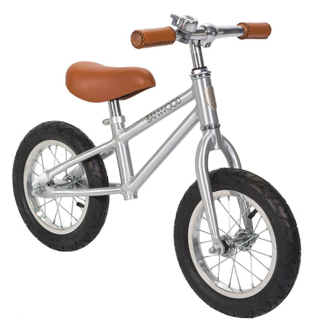 Banwood First Go Kids Balance Bike - Chrome Edition!