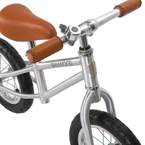 Banwood First Go Kids Balance Bike - Chrome Edition!