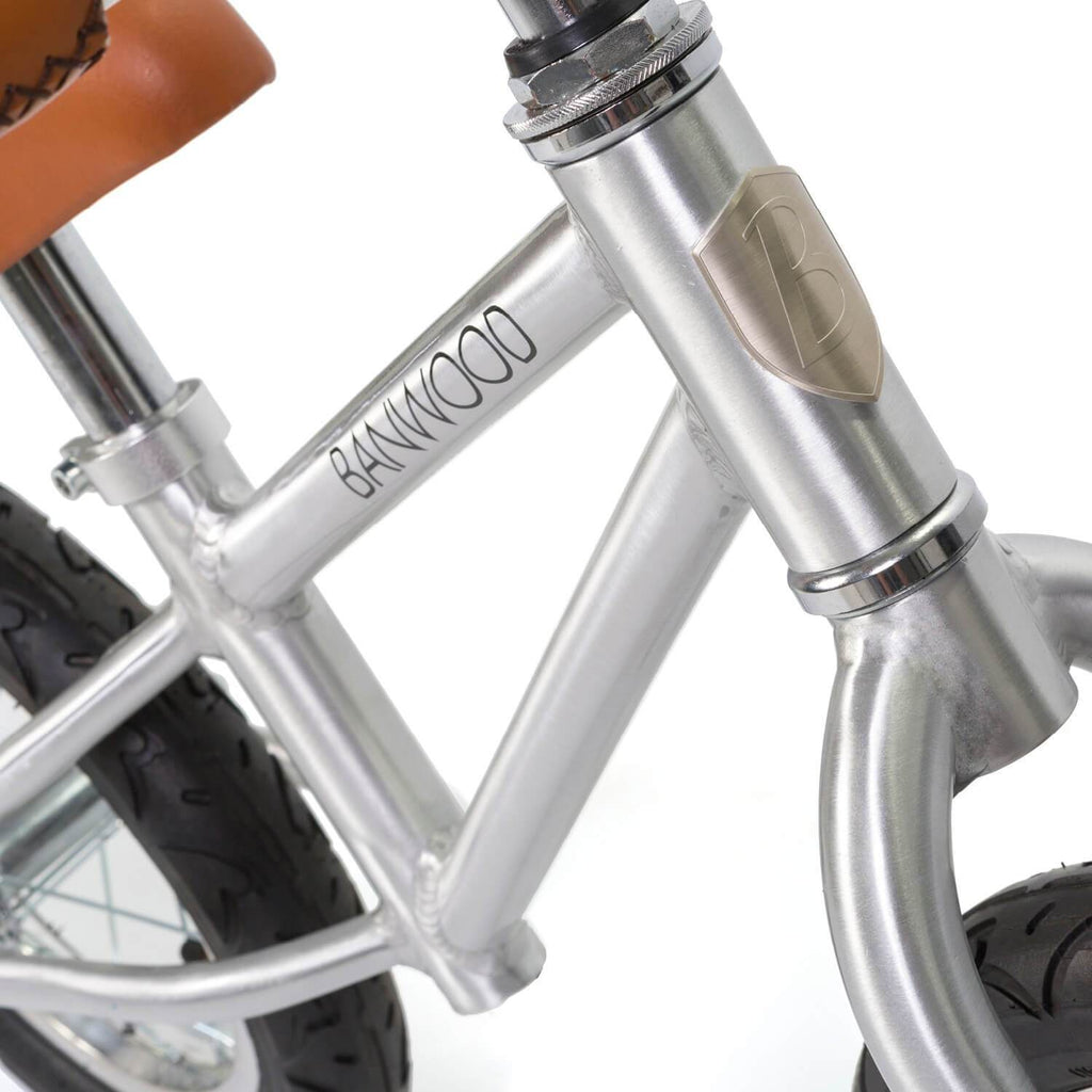 Banwood First Go Kids Balance Bike - Chrome Edition!