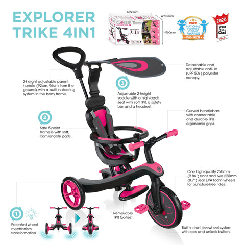 Explorer Trike 4-in-1